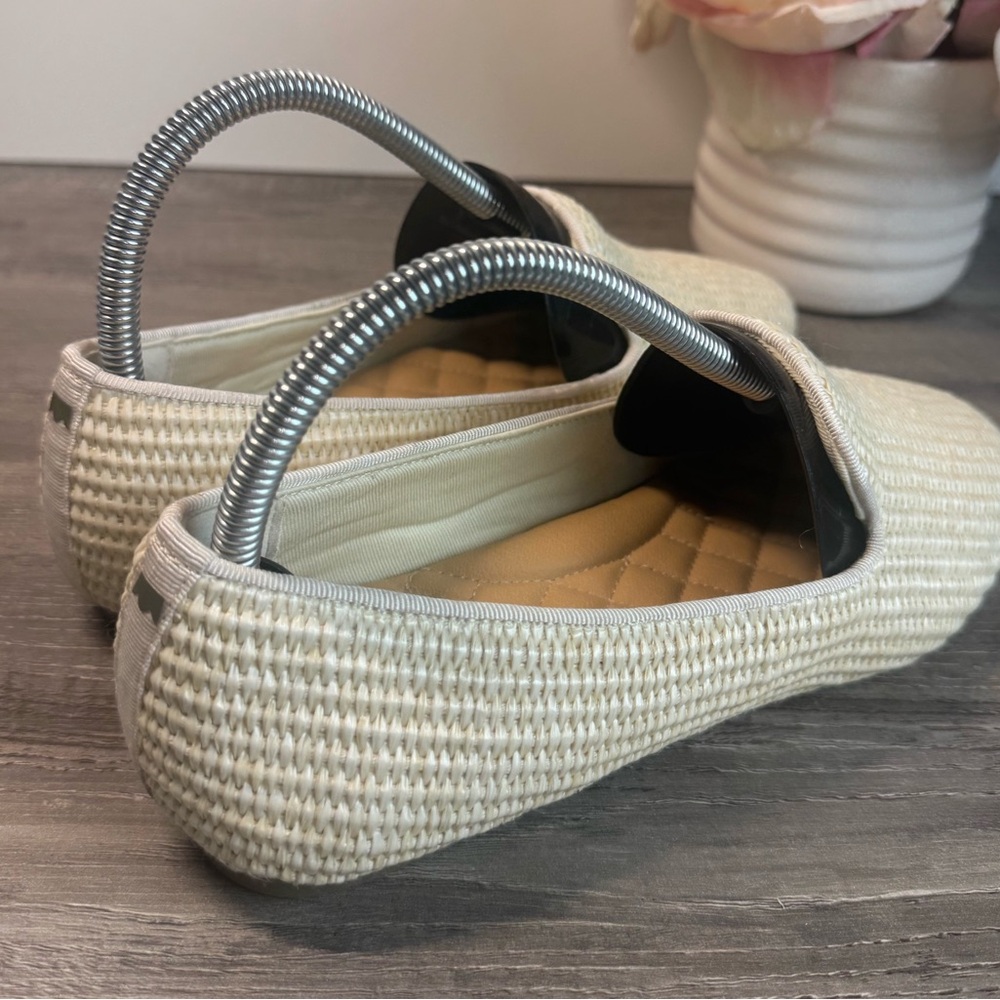 Birdies Starling Raffia Flats Womens size 8 $130 EUC - Picture 6 of 12